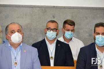 Solemne función religiosa en el templo de Lomo Magullo en honor de la Virgen de las Nieves/Francisco Javier Santana.